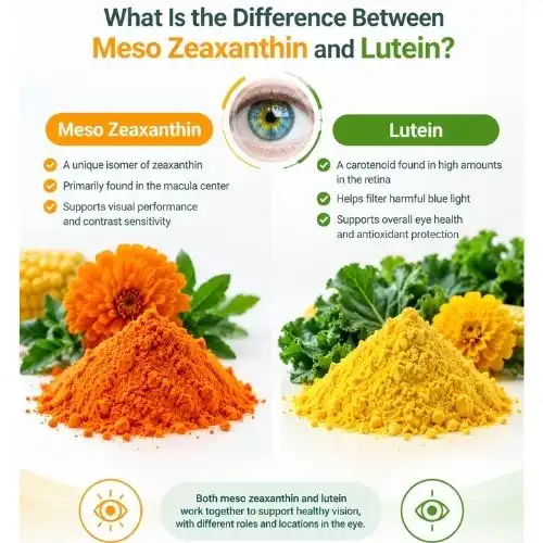 What Is the Difference Between Meso Zeaxanthin and Lutein?